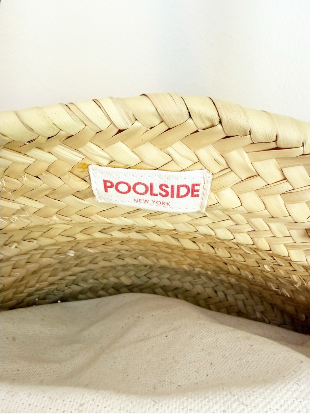 Poolside Medium Straw Tote - Picture 3 of 5